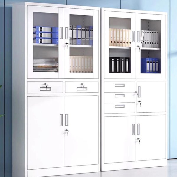 Two Drawer Steel Office Cabinet - Image 11