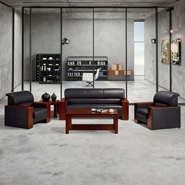 5 Seater Executive Leather Sofa Set Luxurious Comfort for Executive Spaces The 5 Seater Executive Leather Sofa Set is designed to bring luxury, comfort, and sophistication into your office or home. Not only does it provide spacious seating for up to five people, but also it creates an atmosphere of elegance that reflects professionalism and style. As a result, it is the perfect choice for executive lounges, reception areas, and modern living rooms. Premium Leather Upholstery Crafted with high-quality genuine or PU leather, this sofa set offers a soft, smooth, and durable finish. Moreover, the leather surface is resistant to stains and easy to maintain, ensuring long-lasting appeal. Therefore, it combines both practicality and timeless elegance. Sturdy and Durable Build The 5 Seater Executive Leather Sofa Set features a strong hardwood frame and reinforced joints for maximum durability. In addition, its cushioned seats are filled with high-density foam to provide lasting comfort and support. Consequently, it retains its shape and elegance even after years of regular use. Elegant and Modern Design With its sleek lines, plush cushions, and executive finish, this sofa set complements both professional and residential interiors. Furthermore, its modern design enhances the décor of reception areas, offices, and living spaces alike. Thus, it creates a warm and welcoming environment for guests and clients. Spacious and Comfortable Seating The sofa set includes a three-seater, a two-seater, and matching armrests, offering enough room for group seating. Moreover, its ergonomic design ensures maximum comfort during long hours of use. As a result, it balances style and relaxation seamlessly. A Statement of Luxury and Class The 5 Seater Executive Leather Sofa Set is more than just furniture—it is a symbol of elegance and professionalism. Ultimately, it is a smart investment for executives and homeowners who value comfort, style, and durability.