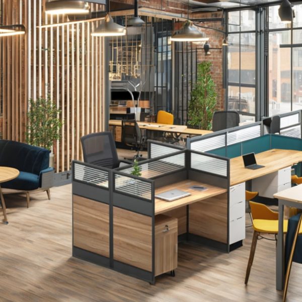 Two Way Open-View Office Workstation A Modern Collaborative Workspace The Two Way Open-View Office Workstation is designed to promote teamwork and productivity in modern offices. Not only does it provide a shared space for colleagues, but also it ensures comfort and efficiency throughout the workday. As a result, it is an excellent choice for businesses that value collaboration and open communication. Spacious Two-Person Layout This workstation features a two-way design, offering ample space for two professionals to work side by side. Moreover, its open-view structure allows easy interaction while maintaining personal space. Therefore, it strikes the perfect balance between privacy and collaboration. Durable and Long-Lasting Build Crafted from high-quality steel and engineered wood, the workstation ensures durability and stability. In addition, the strong frame resists wear and tear, making it suitable for daily office use. Consequently, it provides long-term reliability for busy workplaces. Organized and Functional Design The Two Way Open-View Office Workstation includes integrated storage solutions such as drawers, cabinets, or under-desk compartments. Furthermore, its smart design helps keep files, stationery, and personal items organized. As a result, employees can work in a clutter-free environment that enhances focus. Modern and Professional Appearance With its sleek lines and contemporary finish, the workstation complements modern office interiors. Moreover, its open-view layout creates a sense of transparency and unity in the workplace. Therefore, it improves both aesthetics and team dynamics. Customizable for Different Office Needs The workstation can be tailored with various finishes, storage options, and partition heights to meet organizational requirements. In fact, it adapts seamlessly to both small and large office spaces. Thus, it provides flexibility for growing businesses. A Smart Investment for Offices By combining practicality, durability, and style, the Two Way Open-View Office Workstation supports collaboration while maximizing office space. Ultimately, it is a smart investment for companies that value productivity and teamwork.