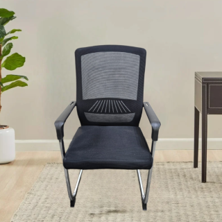 Mesh Visitor Breathable Office Fixed Chair