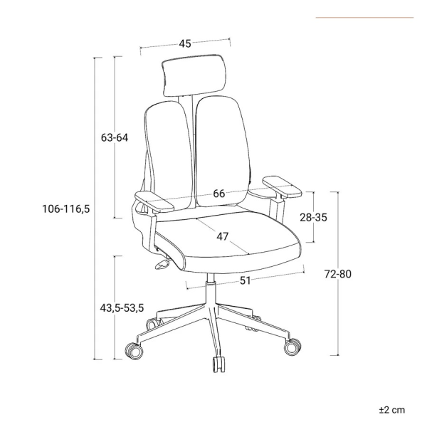 Ergonomic Orthopedic Executive Office Seat - Image 6
