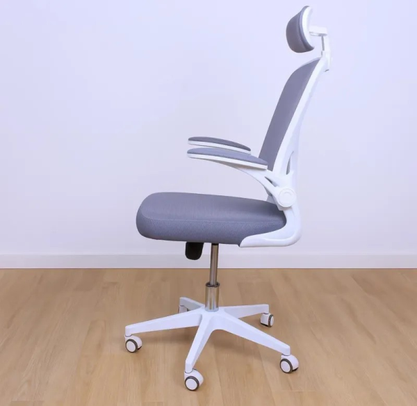 Pro-Grade White Ergonomic Office Chair Professional Comfort Meets Modern Design Experience next-level seating comfort with the Pro-Grade White Ergonomic Office Chair—a perfect balance of premium design, advanced support, and long-lasting durability. Designed for executives, professionals, and home-office users, this chair transforms any workspace into a haven of productivity and style. Superior Ergonomic Support Built with orthopedic-grade ergonomics, this chair adapts perfectly to your body’s posture, helping to reduce back strain and enhance comfort during long working hours. The adjustable height, tilt function, and lumbar support system ensure personalized positioning for every user. Moreover, its contoured backrest aligns naturally with your spine, promoting healthy sitting habits throughout the day. Premium Aesthetic and Durable Build The Pro-Grade White Ergonomic Office Chair stands out with its sleek white finish, giving your workspace a clean, elegant, and modern appearance. Its high-quality frame offers exceptional stability, while the breathable mesh or padded leather upholstery guarantees lasting comfort. The smooth swivel base and strong castor wheels allow for effortless mobility across all surfaces. Adjustable Features for Personalized Comfort Whether you’re working at a desk, attending virtual meetings, or studying, this chair adjusts to fit your lifestyle. You can easily modify the seat height, reclining angle, and armrest position to achieve the ideal working posture. As a result, you’ll enjoy better comfort, increased focus, and reduced fatigue throughout your day. Ideal for Professional and Home Offices Perfect for executives, designers, and remote workers alike, the Pro-Grade White Ergonomic Office Chair brings sophistication and function to any workspace. Its refined white tone blends effortlessly with modern office interiors, ensuring a bright, minimal, and professional ambiance. Key Features Advanced ergonomic lumbar and back support Adjustable height, tilt, and armrests Smooth 360° swivel and durable castor wheels Premium white finish for a contemporary look Ideal for offices, study rooms, and home setups Redefine Your Work Comfort Upgrade your office seating experience with the Pro-Grade White Ergonomic Office Chair—where innovation meets luxury. Built to support your posture and enhance productivity, it’s the ultimate companion for anyone who values comfort, design, and durability.