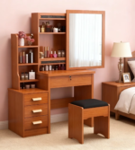 Brown Vanity Set with Hidden Space - Image 2