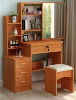 Brown Vanity Set with Hidden Space - Image 6