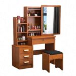 Brown Vanity Set with Hidden Space - Image 5