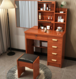 Brown Vanity Set with Hidden Space - Image 7