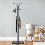 multi hook standing metal coat rack, heavy duty metal coat tree, freestanding coat rack stand, metal hat and coat stand, multi tier bag holder stand, modern office coat rack, iron standing coat rack, entryway metal umbrella stand, standing clothes hanger rack, vertical metal hall tree, corner coat hanger stand, durable metal coat tree, multi hook hat hanger, compact entryway organizer, office reception coat stand, bedroom standing coat rack, metal jacket rack, freestanding coat hook stand, heavy duty hat rack stand, industrial metal coat hanger