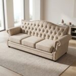 The 3-Seater Fabric Home Sofa is an excellent furniture choice for creating a comfortable, stylish, and welcoming living space. Designed to accommodate three people, this sofa provides ample seating for family relaxation, entertaining guests, or enjoying quiet moments at home. Its elegant fabric upholstery adds warmth and texture to your interior, making it suitable for modern apartments, family homes, and reception areas. Additionally, its versatile design blends easily with different furniture styles and colour schemes. Soft Fabric Upholstery and Comfortable Cushions Enjoy everyday comfort with the soft fabric upholstery and supportive seating of this three-seater sofa. Its cushioned seats and backrests create a relaxing space for watching television, reading, or spending time with family. Depending on the model, it may feature padded armrests, removable cushions, or textured fabric finishes. Furthermore, its spacious seating arrangement provides room for several people without requiring multiple individual chairs. Stylish Design for Modern Interiors The 3-Seater Fabric Home Sofa combines contemporary styling with practical functionality. Its attractive shape and fabric finish complement coffee tables, rugs, TV stands, and decorative cushions. Whether you prefer a minimalist living room or a cosy family setting, this sofa helps create a coordinated interior. Moreover, its three-seat design makes it a practical centrepiece for everyday living spaces. Durable Construction and Everyday Functionality Designed for regular household use, this fabric sofa typically features a supportive frame and padded seating. Proper care helps maintain its appearance and comfort over time. Vacuuming the upholstery regularly and cleaning spills according to the manufacturer's instructions can help keep the sofa looking fresh. Before purchasing, consider the available room dimensions, upholstery colour, and seating depth to ensure a suitable fit. Key Features - Three-Seater Capacity: Provides comfortable seating for family members and guests. - Soft Fabric Upholstery: Adds warmth and texture to your living room. - Cushioned Seating: Supports relaxation and everyday comfort. - Supportive Backrest: Provides support while sitting. - Modern Appearance: Complements contemporary and traditional interiors. - Versatile Placement: Suitable for living rooms, apartments, offices, and reception areas. - Easy Care: Regular upholstery maintenance helps preserve its appearance. - Coordinated Styling: Pairs well with coffee tables, rugs, and accent chairs. Upgrade your home with the 3-Seater Fabric Home Sofa, a practical combination of comfort, contemporary style, and functional seating. It is an ideal addition to a welcoming living room where family and guests can relax in comfort.